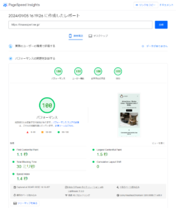 SEO対策 PageSpeed Insights Mobile